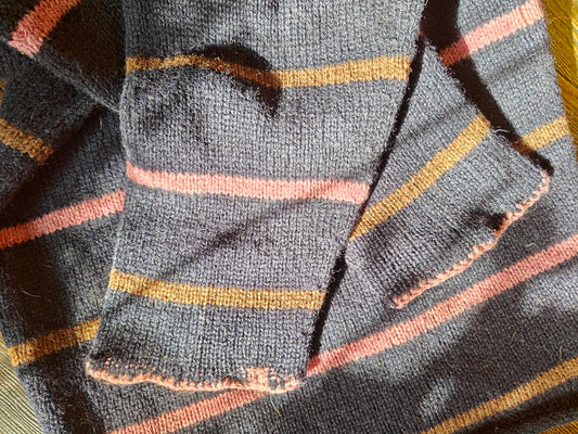 Sweater Mending for Zach