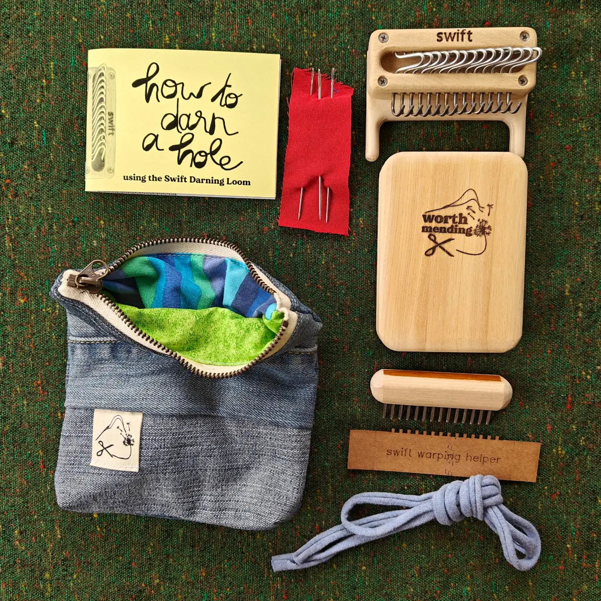 Swift Darning Loom: Mini Bundle (Blue Denim)