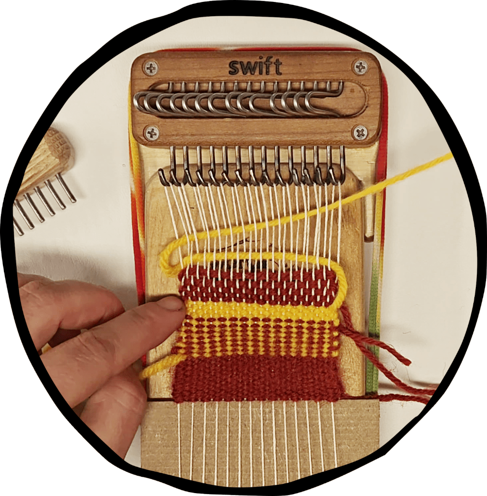 Worth Mending Weaving Instruction Booklet Guide: Weave A Tiny Tapestry (digital download)