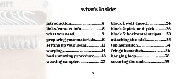 Worth Mending Weaving Instruction Booklet Guide: Weave A Tiny Tapestry (digital download)