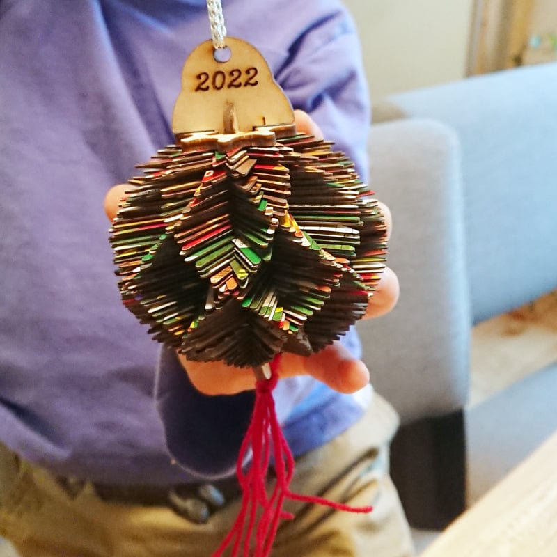 Worth Mending Unique Eco-Friendly Holiday Activity for Kids and All Ages- build Fine Motor Skills DIY Recycled Ornament Kit