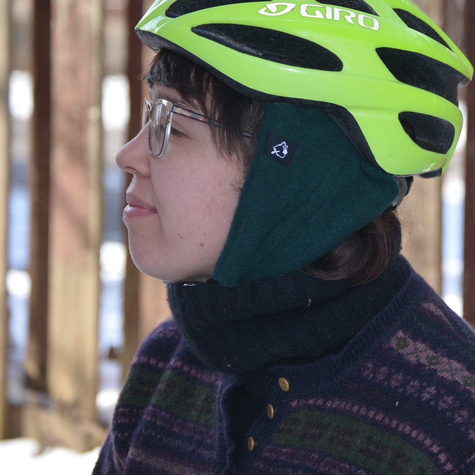Worth Mending Upcycled Bicycle Accessories Robin Earmuffs