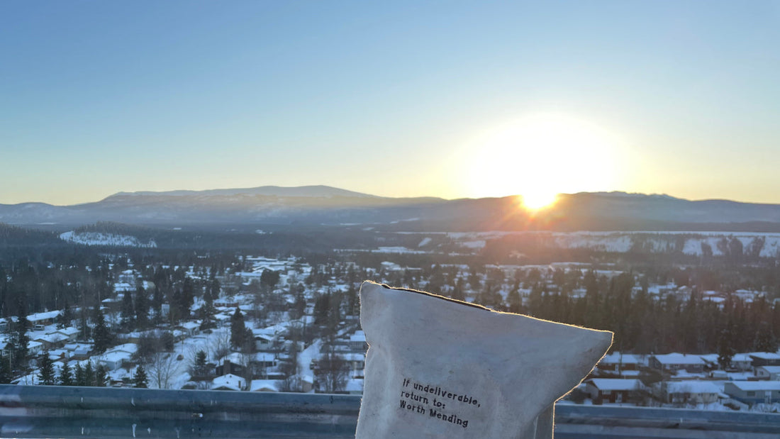 The Mending Migration package enjoying a Whitehorse sunset.