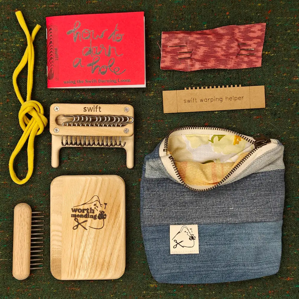Swift Darning Loom: Mini Bundle (Blue Denim)