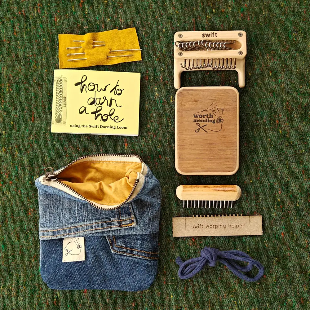 Swift Darning Loom: Mini Bundle (Blue Denim)