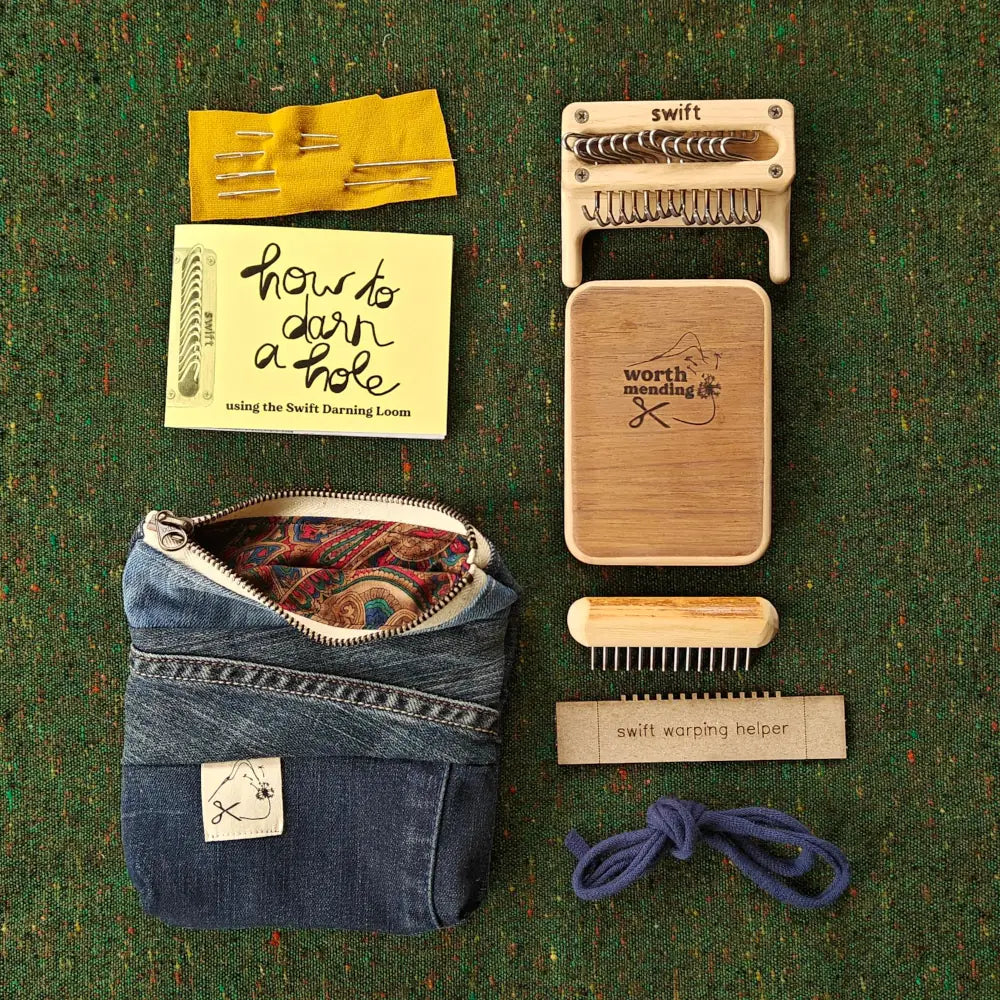 Swift Darning Loom: Mini Bundle (Blue Denim)