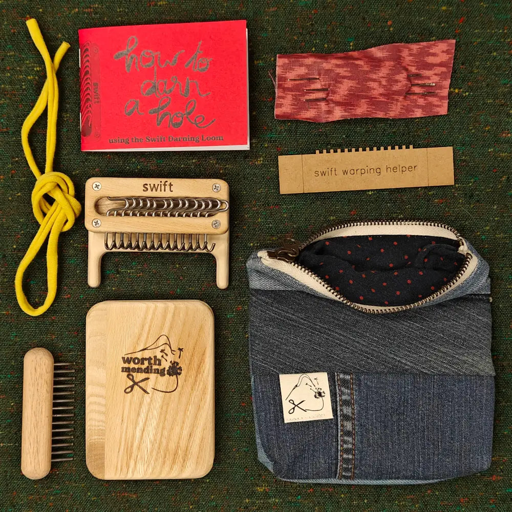 Swift Darning Loom: Mini Bundle (Blue Denim)