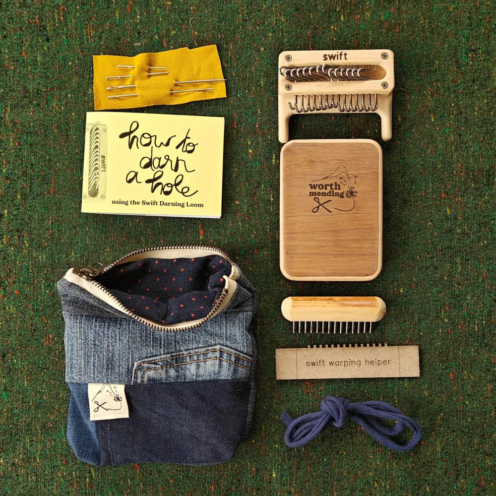 Swift Darning Loom: Mini Bundle (Blue Denim)