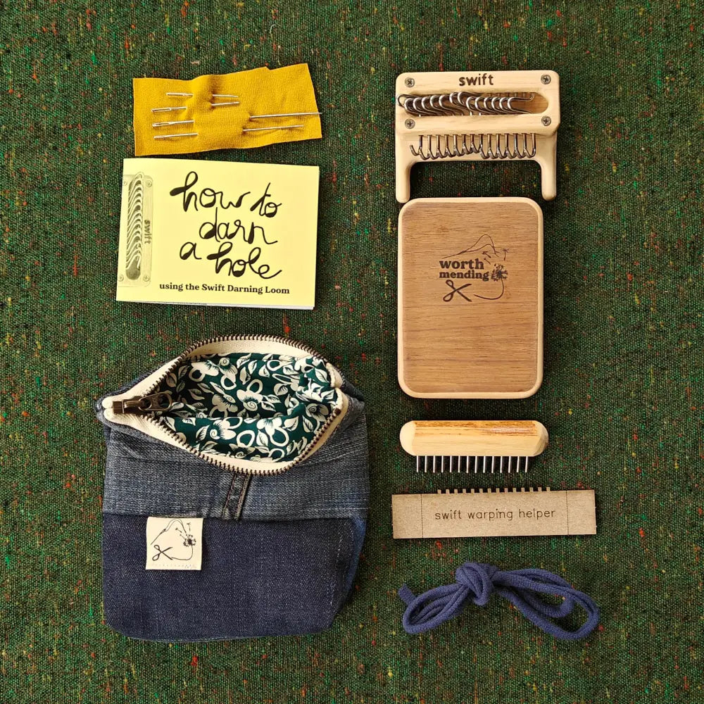 Swift Darning Loom: Mini Bundle (Blue Denim)