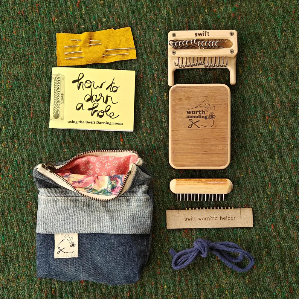 Swift Darning Loom: Mini Bundle (Blue Denim)