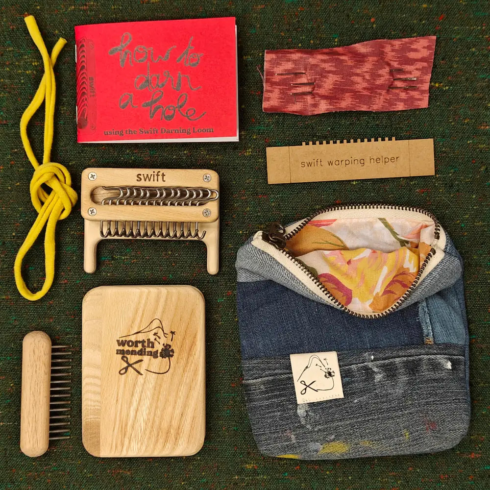 Swift Darning Loom: Mini Bundle (Blue Denim)