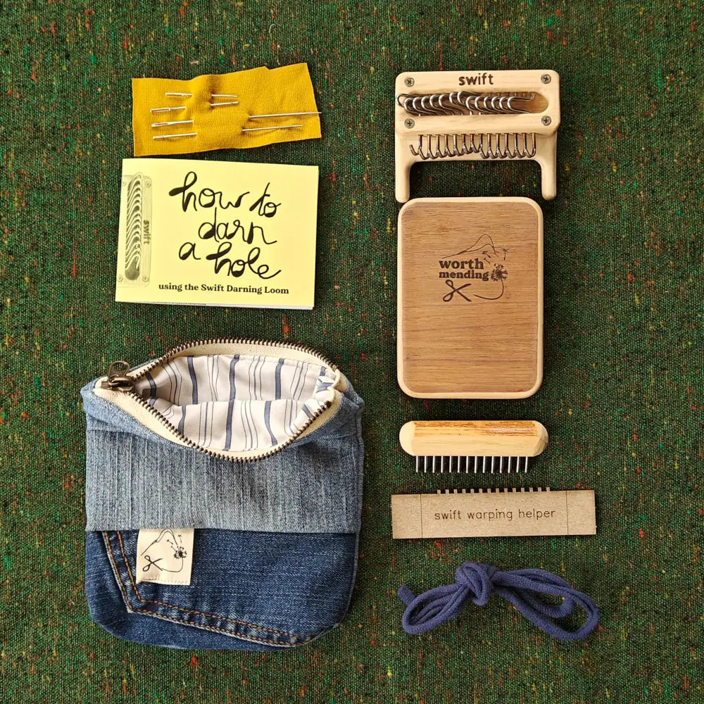 Swift Darning Loom: Mini Bundle (Blue Denim)