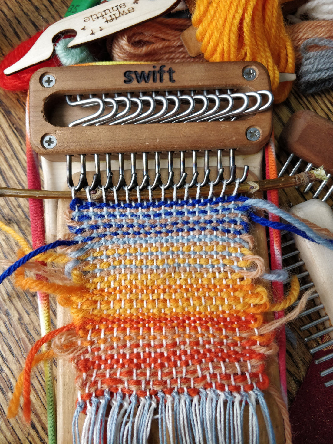 Weaving with the Swift Loom