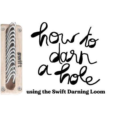 Worth Mending Mending Instruction Booklet Guide: How to Darn (digital download)