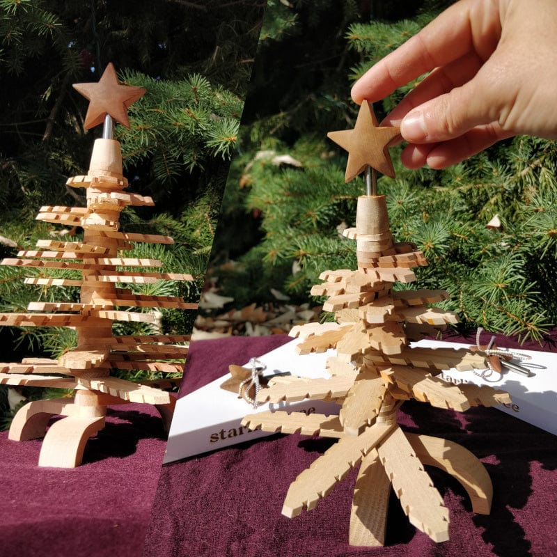 Worth Mending Mid Century Modern Upcycled Holiday Decor Eco-Friendly Starling Tree